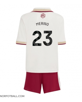 Billige Fotballdrakt Arsenal Mikel Merino #23 Replika Tredjedraktsett Barn 2025-26 Kortermet (med bukser)